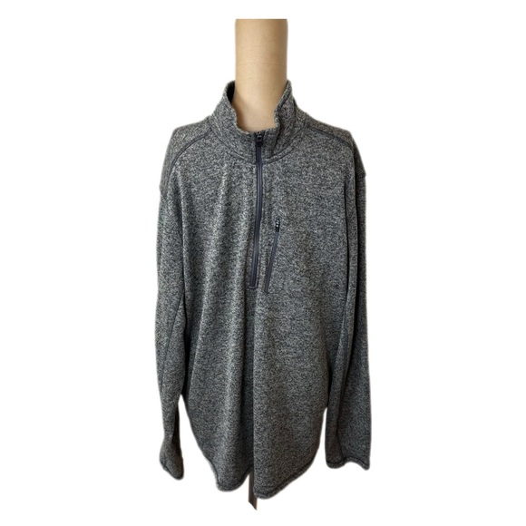 Eddie Bauer Other - Eddie Bauer Gray Half Zip Pullover Mens Size XLT